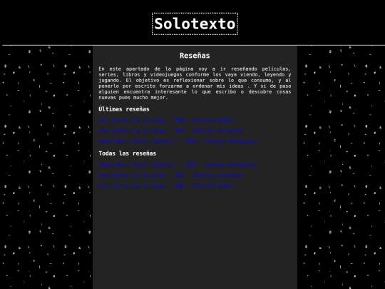 resenas/resenas screenshot