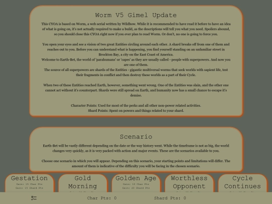 cyoa/worm/v5-gimel screenshot