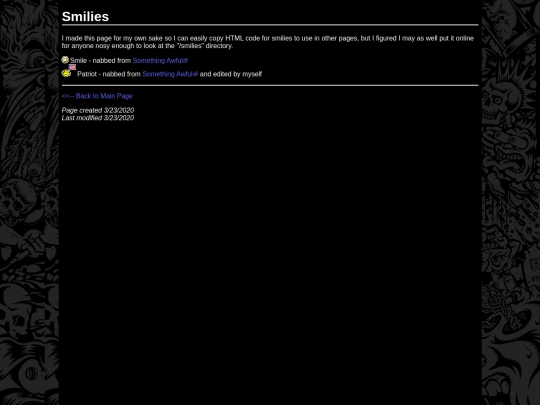 smilies screenshot