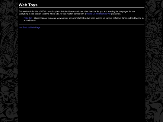 webtoys screenshot