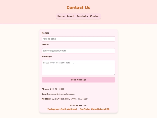 contact screenshot