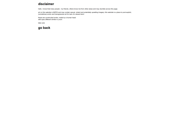 disclaimer screenshot