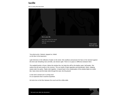 texts/lucille screenshot