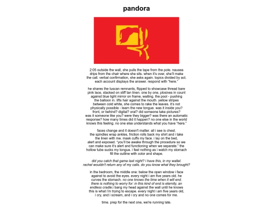 texts/pandora screenshot