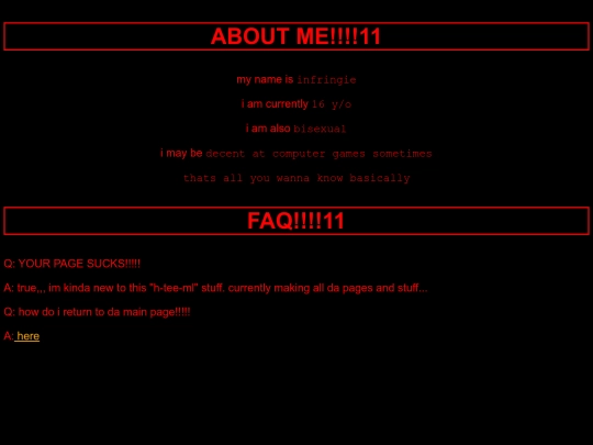aboutme screenshot