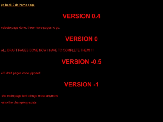 changelog screenshot