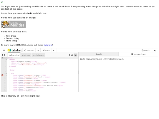 index screenshot