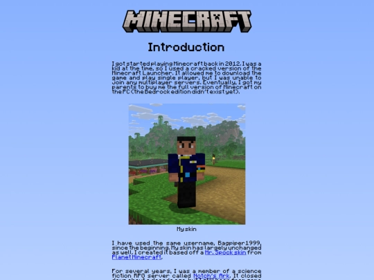 pages/games/minecraft screenshot