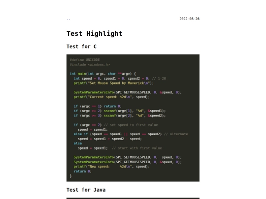 posts/test-highlight screenshot