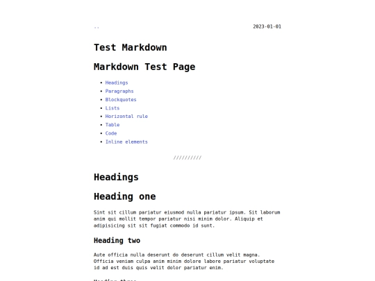 posts/test-markdown screenshot