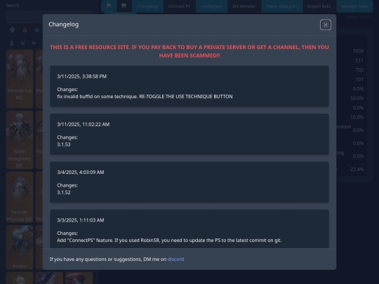 index screenshot
