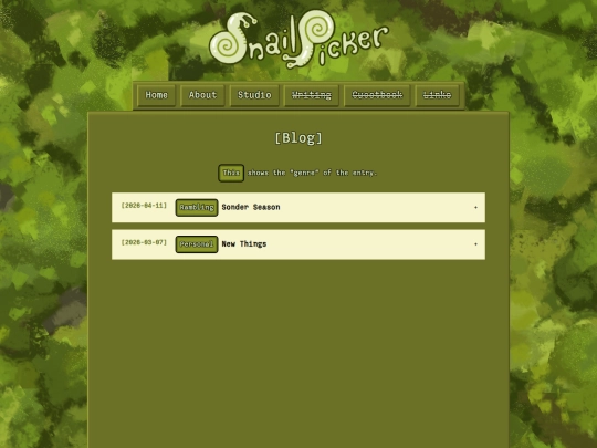 blog screenshot