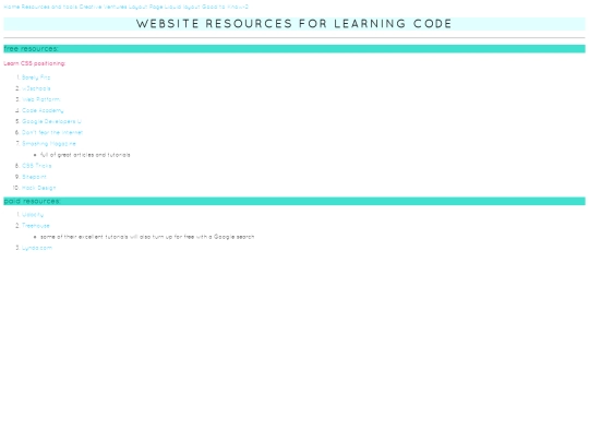 resources screenshot