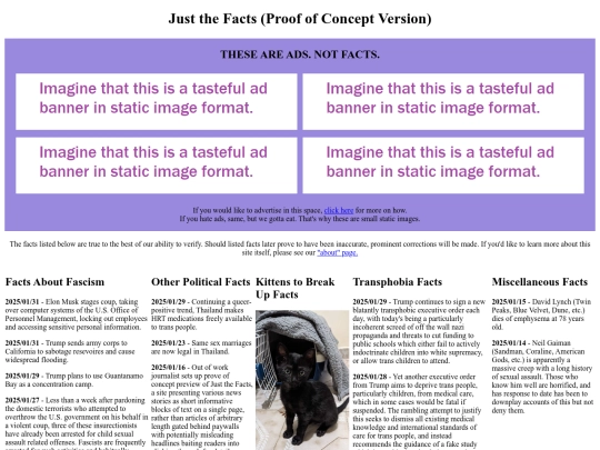 justthefacts screenshot