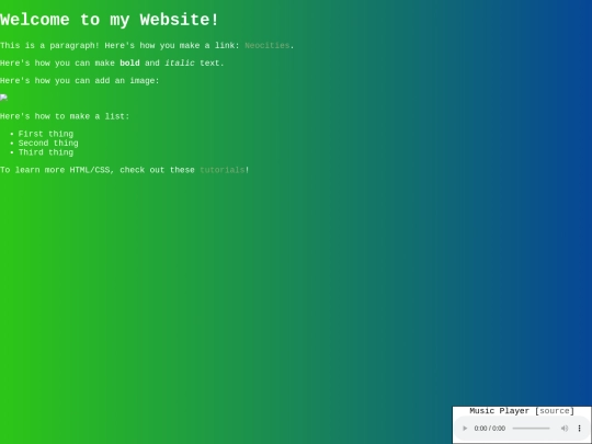 testbed screenshot