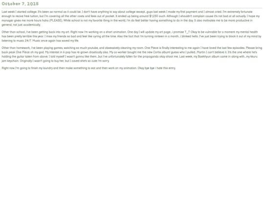 entry/10072025 screenshot