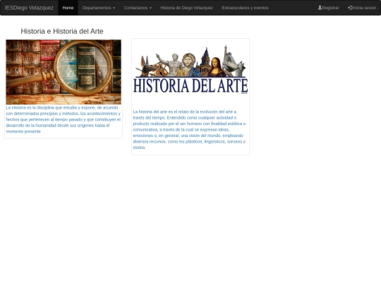 Pagina web/historia screenshot