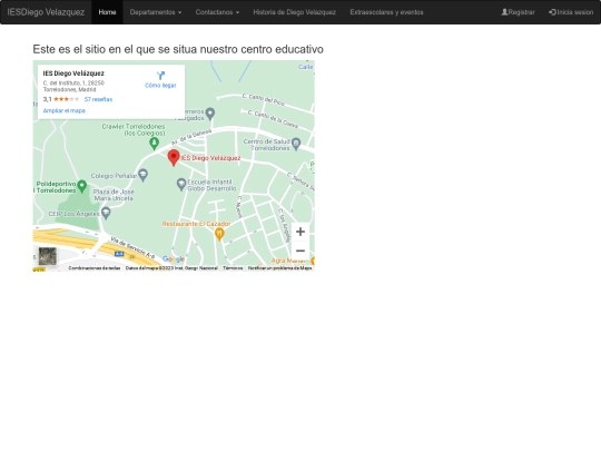 Pagina web/ubicacion screenshot