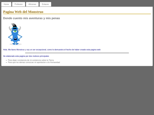 Webmonstruo screenshot
