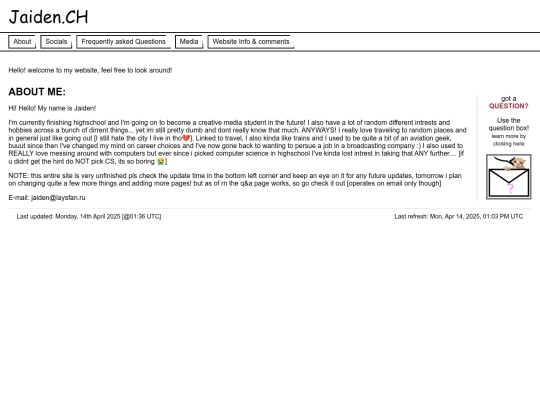 sitehistory screenshot