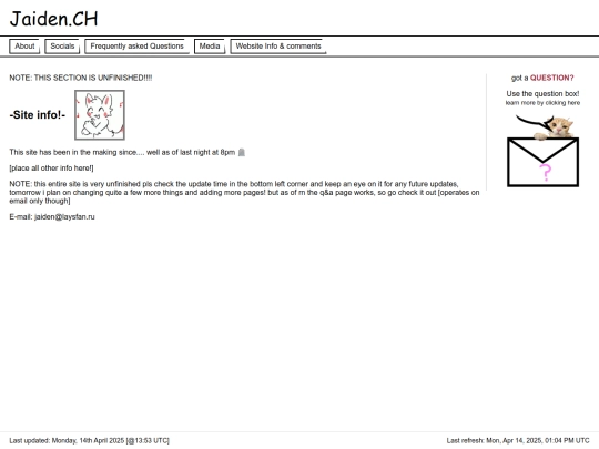 siteinf screenshot