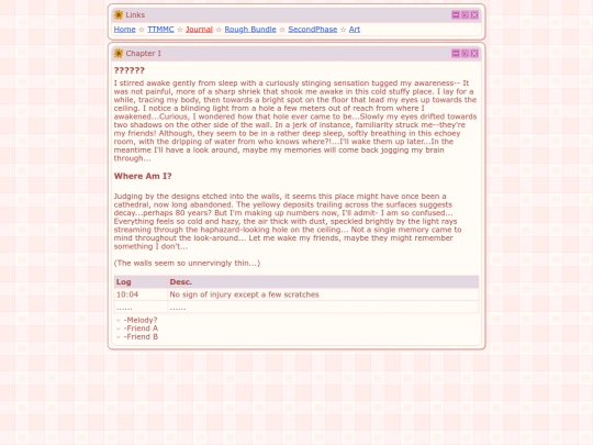Journal screenshot