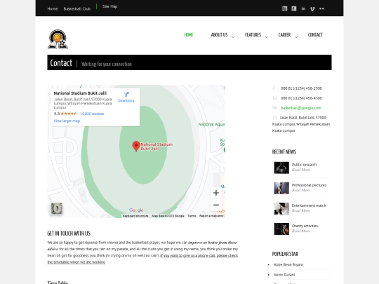 contact screenshot