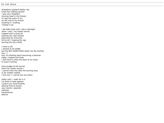 Poems/done screenshot