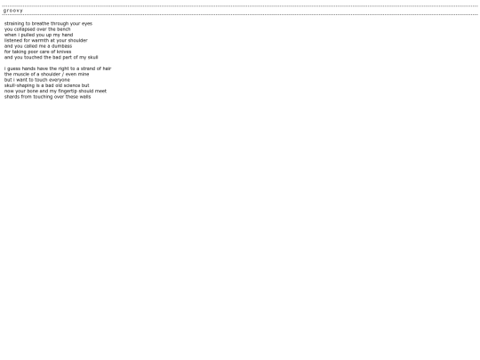 Poems/groovy screenshot