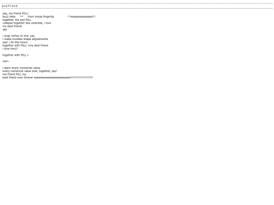 Poems/poyfriend screenshot