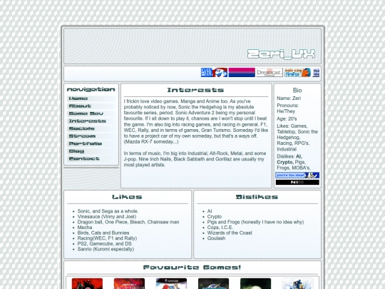 interests screenshot