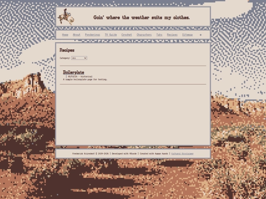 recipes screenshot