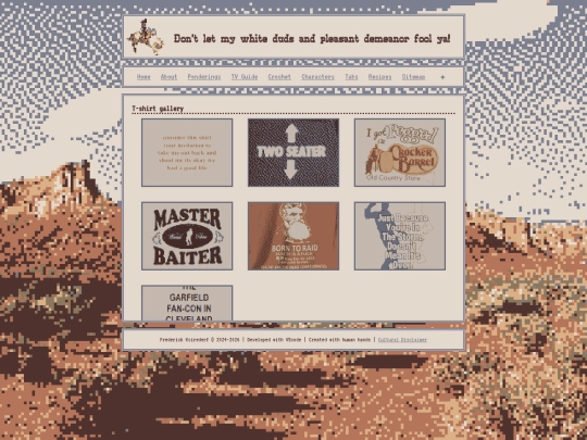tshirts screenshot