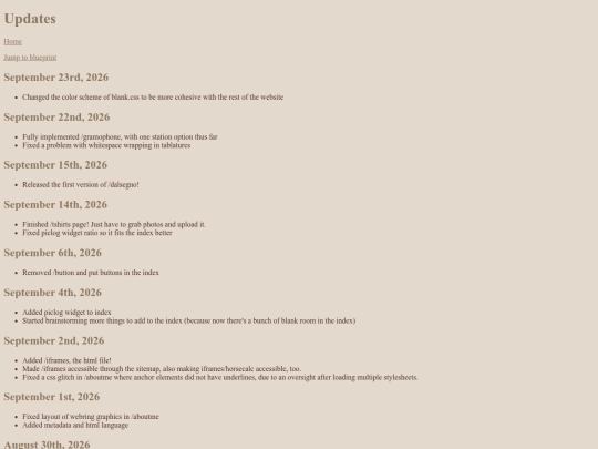 updates screenshot