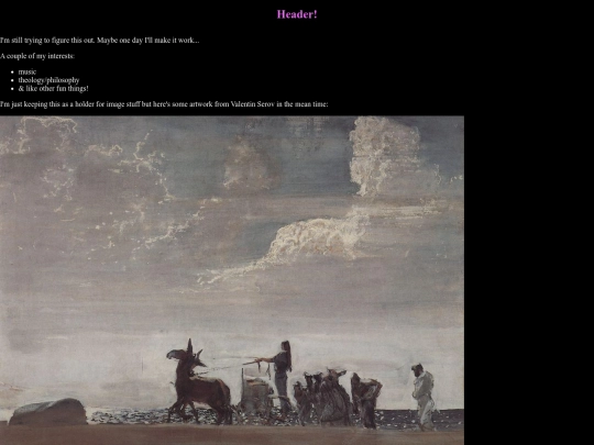 testpage screenshot
