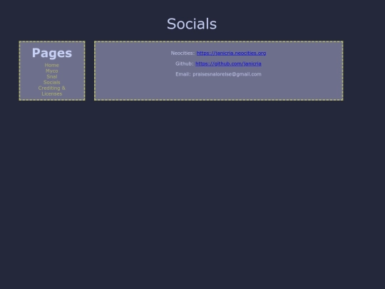 socials screenshot
