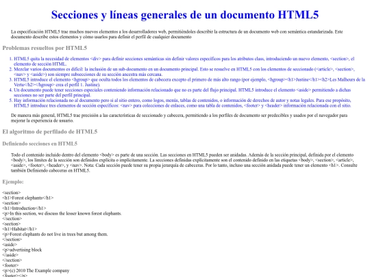 seccionesylineas screenshot