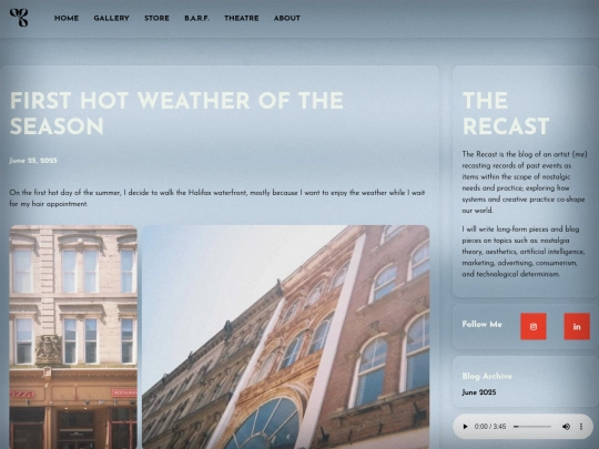 blog screenshot