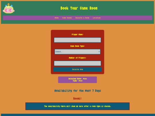booking screenshot
