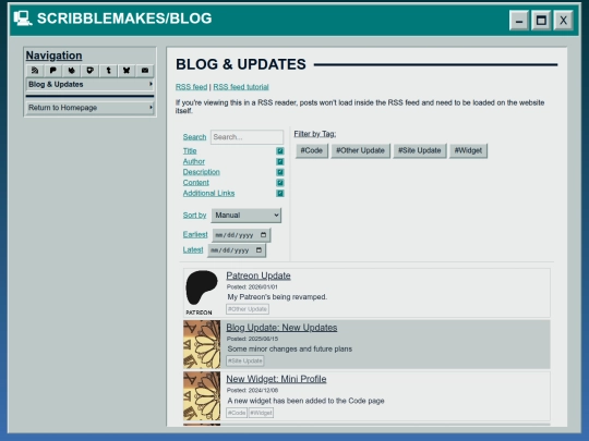 blog screenshot