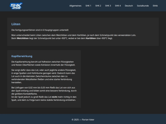 SHK1/fertigungsverfahren screenshot