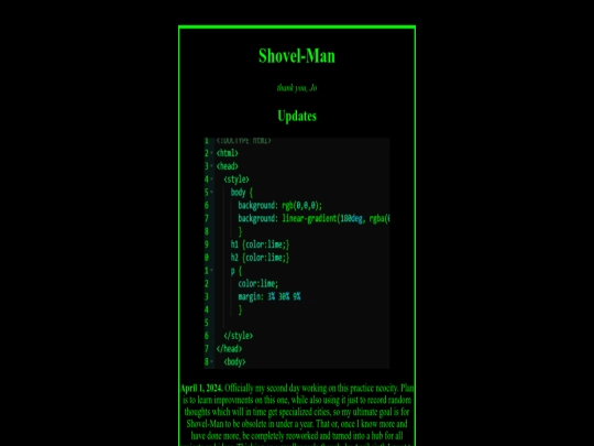 index screenshot