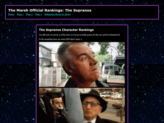 thesopranosrankingpage screenshot