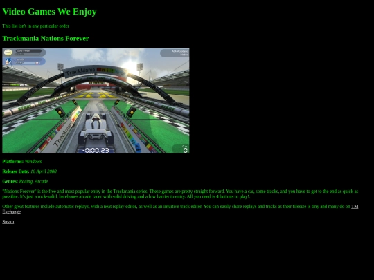 GameReccs screenshot