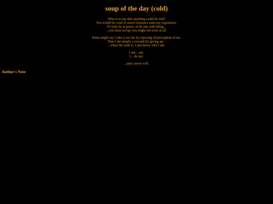 Poems/soupofthedaycold screenshot