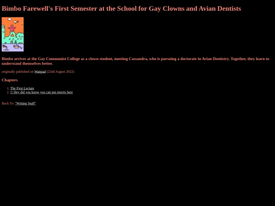 WritingStuff/BimboFarewell screenshot