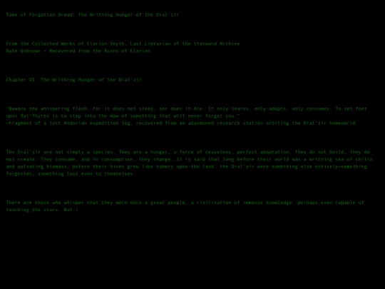 dral screenshot