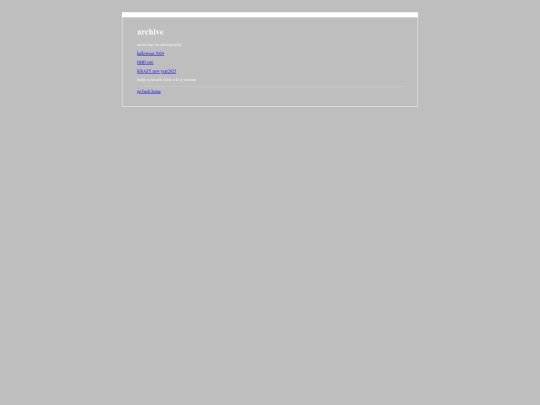 archive screenshot