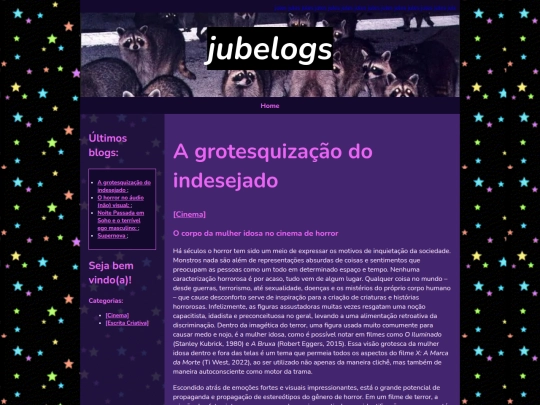 blogs/grotesquização screenshot