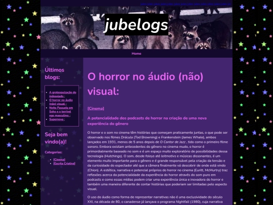 blogs/podcasts de terror screenshot